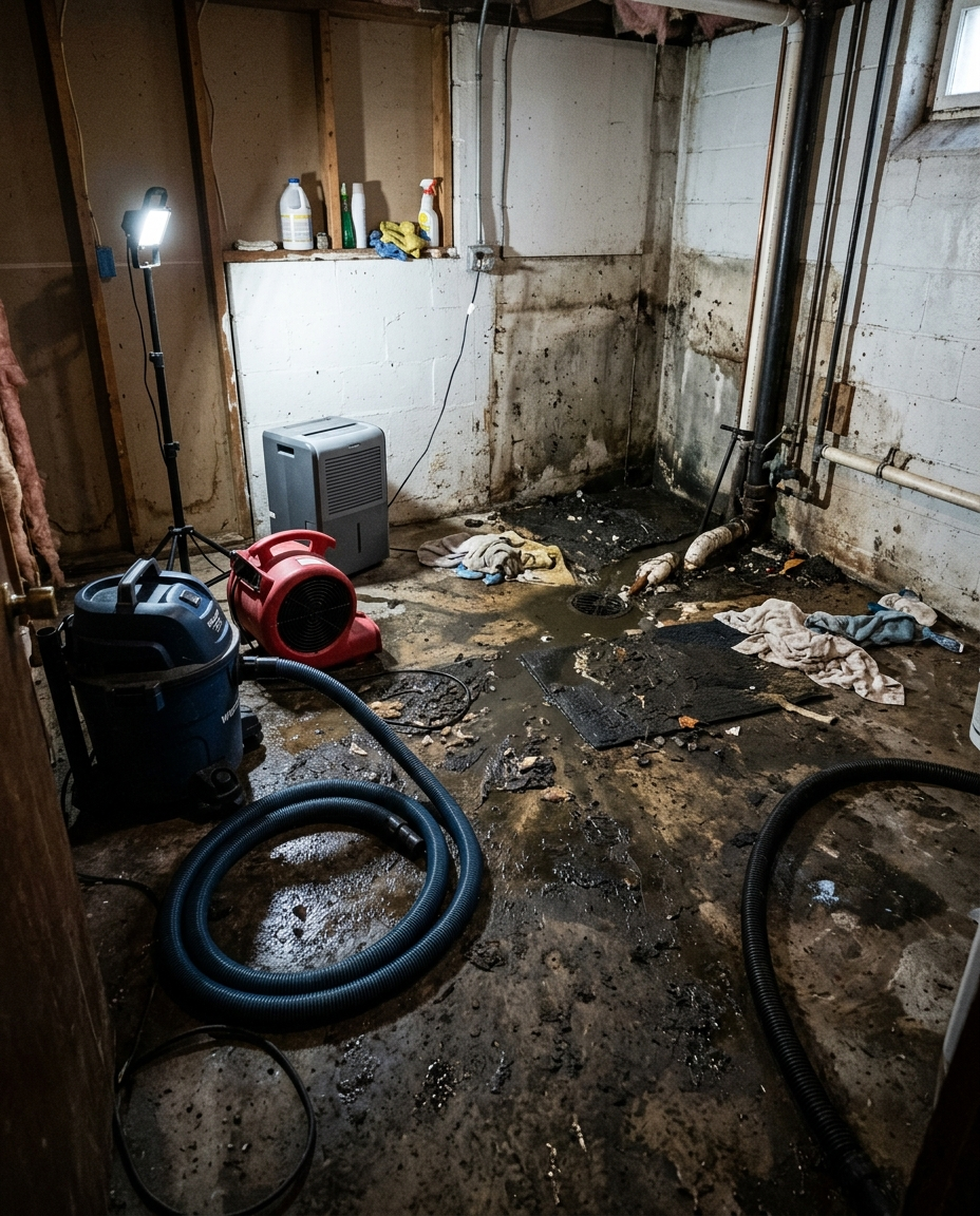 SEWAGE BACKUP AND CLEANUP